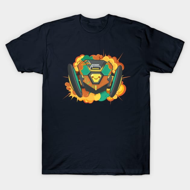 Exploding Roomba T-Shirt by JalbertAMV